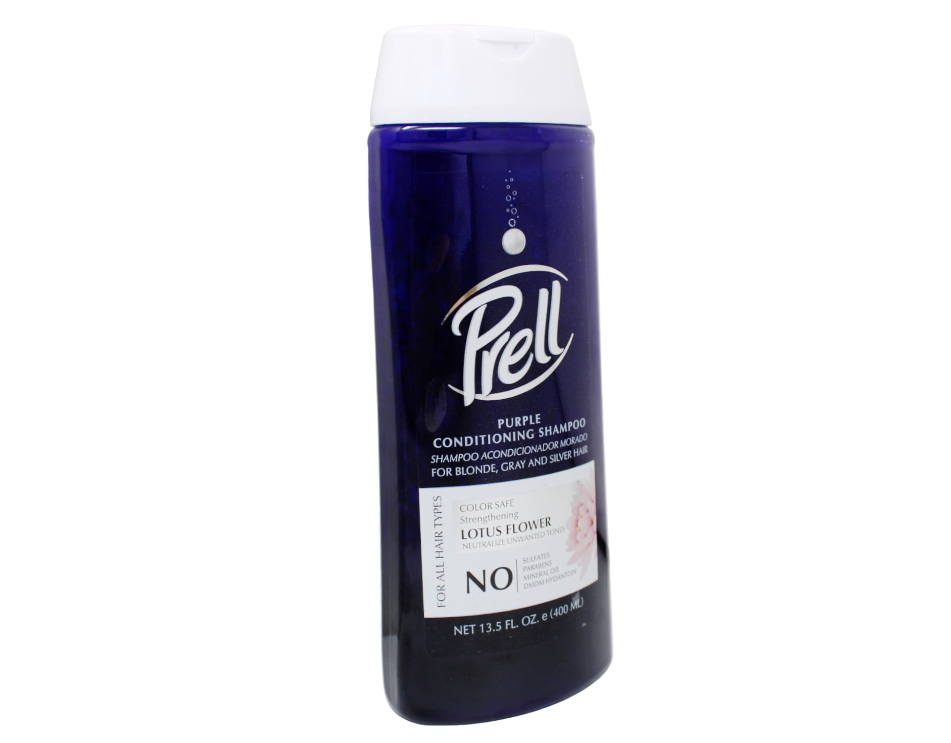 Prell Lotus Flower Color Safe Strengthening Purple Conditioning Shampoo for All Hair Types, 13.5 fl.oz - 2 Pack