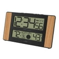thumbnail image 6 of La Crosse Technology Atomic Digital Clock with Temperature and Moon Phase, Oak finish, 513-1417, 6 of 7