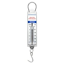 Premium Spring Balance, 0-500g / 0-5N - High Resolution, Dual Transparent Scale, Newtons & Grams - Zero Calibration Capability - Acrylic Body, Superior Quality & Finish - Eisco Labs