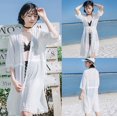 thumbnail image 1 of Seaside Vacation Lace Cardigan Beach Outer Tower Sun Protection Swimsuit Bikini cover-up Can Be Launched Small Shawl Outerwea..., 1 of 1