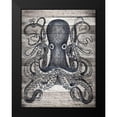 thumbnail image 2 of Stellar Design Studio 15x18 Black Modern Framed Museum Art Print Titled - Kraken II, 2 of 5