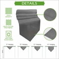 thumbnail image 5 of Vintage Gray Table Runner Linen Burlap Table Runner 90 Inches Long Modern Minimalist Pure Color Dresser Scarves for Kitchen Island Coffee Dining Room Party Wedding Banquet Holiday Decoration 13"x90", 5 of 8