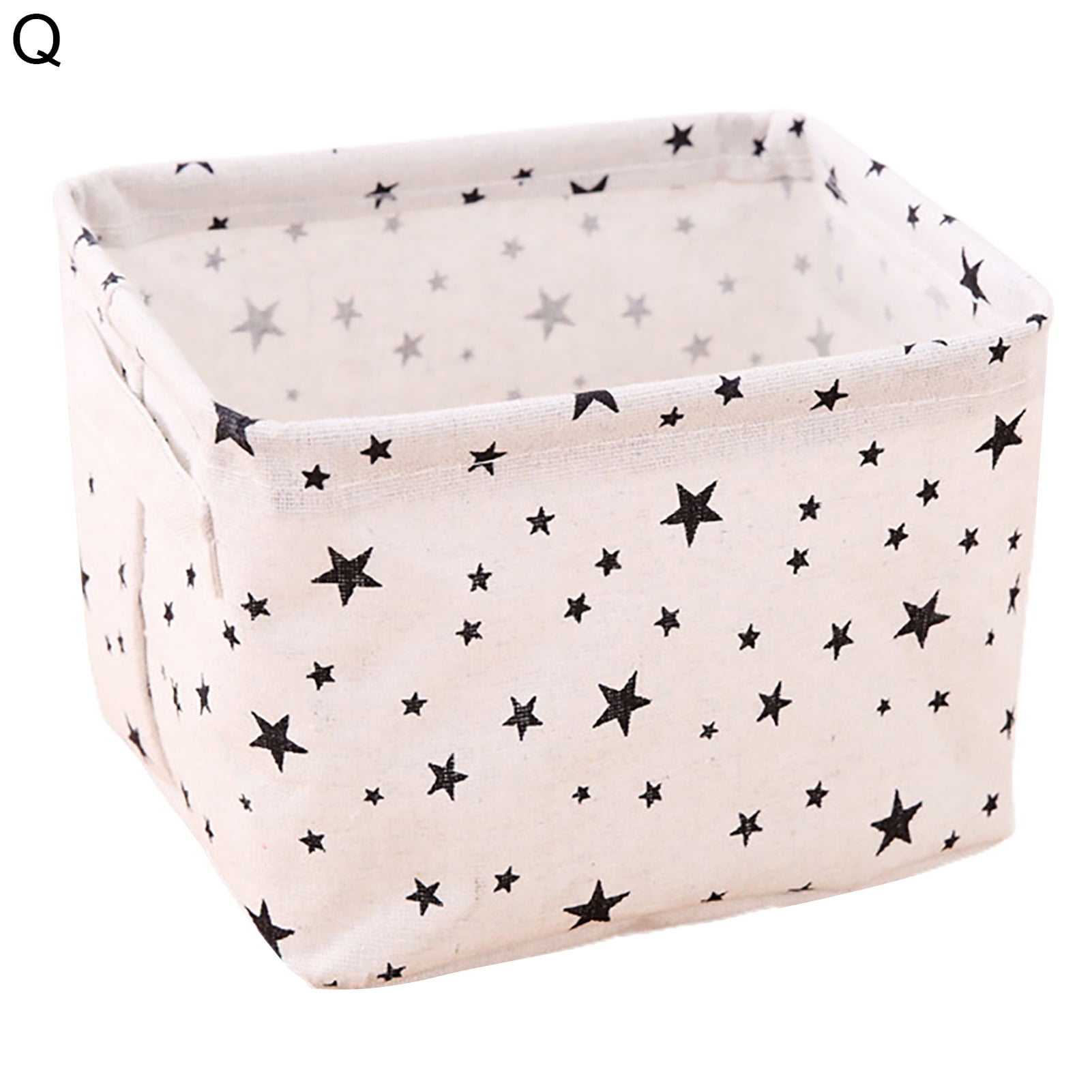 HEVIRGO Decorative Storage Bin with Handle Cotton Flax Widely Usage