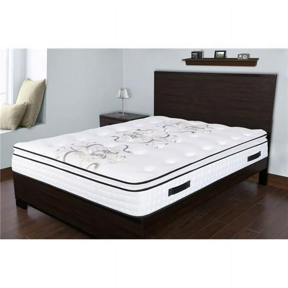Spectra Mattress SS471005Q 12.5 in. Orthopedic Premium Medium Plush Memory Foam & Gel Quilted Top Pocketed Coil - Queen