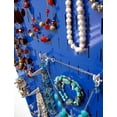thumbnail image 4 of Wall Control Jewelry Organizer Wall Hanging Jewelry Holder Kit Wall Mounted Necklace Organizer Kit in Blue, 4 of 4