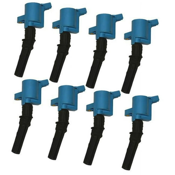 Granatelli Motor Sports 21-2000 4.6, 5.4L 2V Pack de Remplacement de Bobine Oem, Bleu Ensemble de 8, Ford