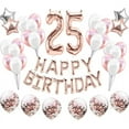 thumbnail image 6 of 11/14/16/25/35th Happy Birthday Balloons Rose Gold Number Foil Ballons Adult Party Decorations Boy Girl Anniversary Supplies (16th,As picture), 6 of 6