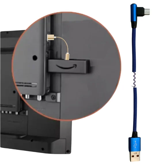 RIVEN- For Amazon Fire Tv Stick Firestick Power Cord Cable Usb Adapter Roku Hd 4K