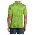 thumbnail image 2 of Yellow Rooster Men's Moisture Wicking CamoHex Polyester T-Shirts Lime Shock XS, 2 of 8