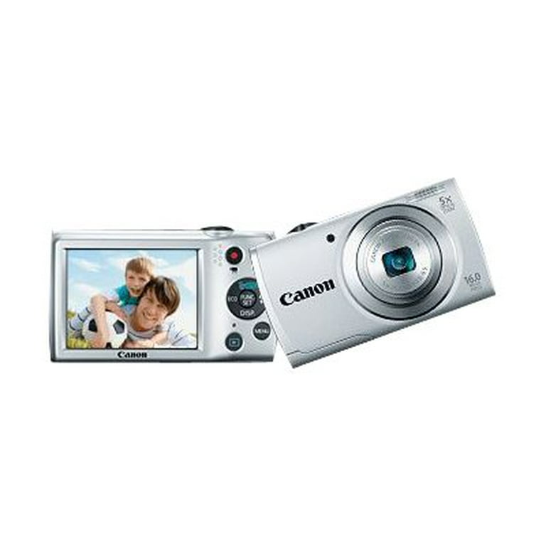 Canon PowerShot Digital camera - compact - MP - 720p - 5x optical zoom - silver - Walmart.com