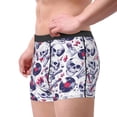 thumbnail image 2 of Kdxio Men's Boxer Briefs with music Skull record mike Print - Comfortable and Breathable Underwear for Everyday Wear, 2 of 5