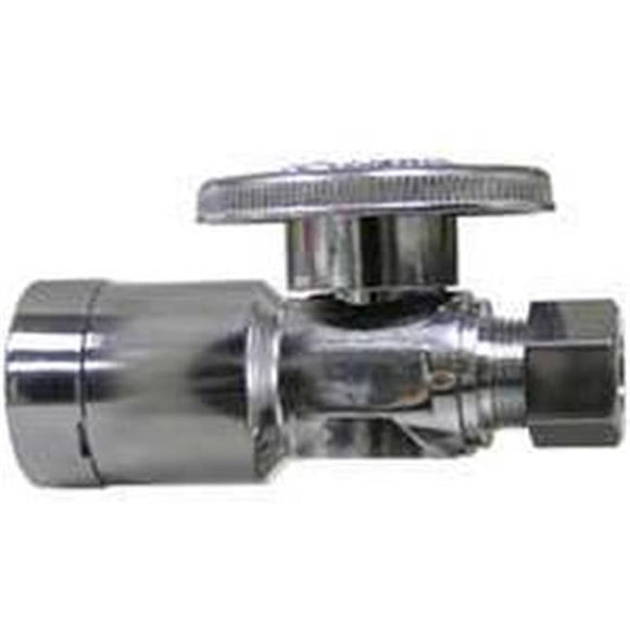 Plumb Pak PP2068POLFBG/QC89 Turn Quick Connect Straight Stop Valve