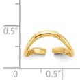 thumbnail image 2 of 14K Yellow Gold Polished Toe Ring, 2 of 2