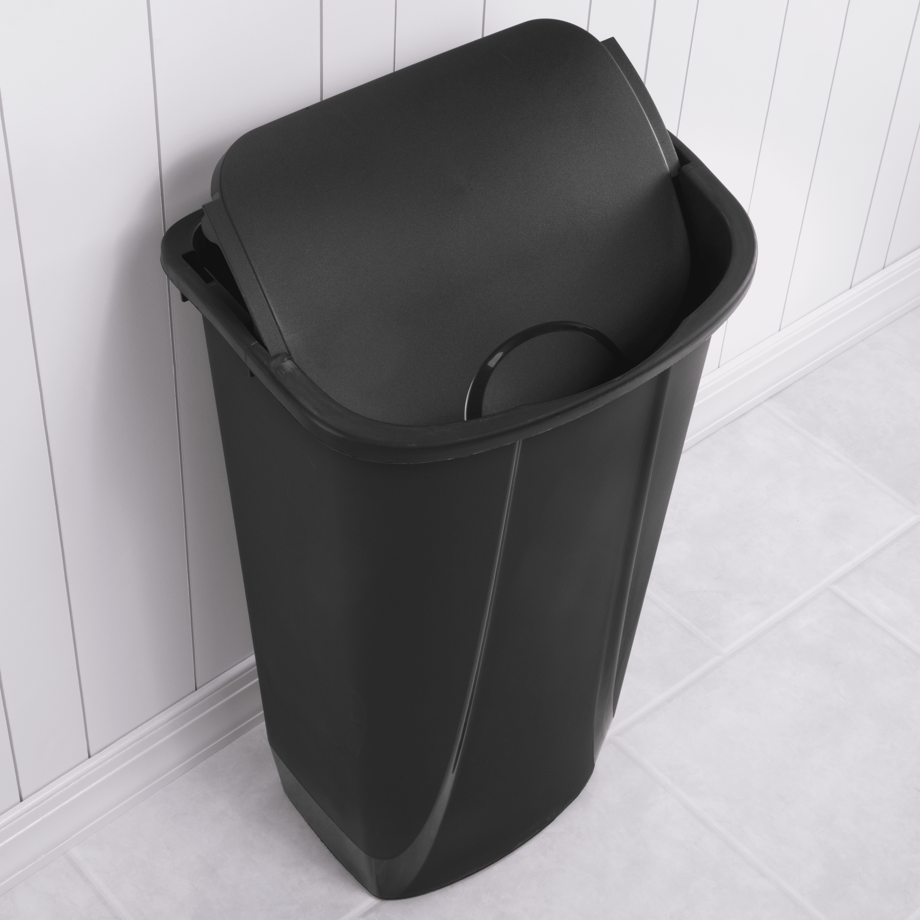 Sterilite 11 Gal Swingtop Wastebasket, Black (Available In Case Of Sterilite 11 Gal Swingtop Wastebasket, Black (Available In Case Of