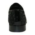 thumbnail image 5 of Men's GENIO Patent Leather Red Sole Shoes Formal 120196618 Black Stones, 5 of 8