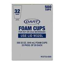 Dart Foam Cups - 500/32oz