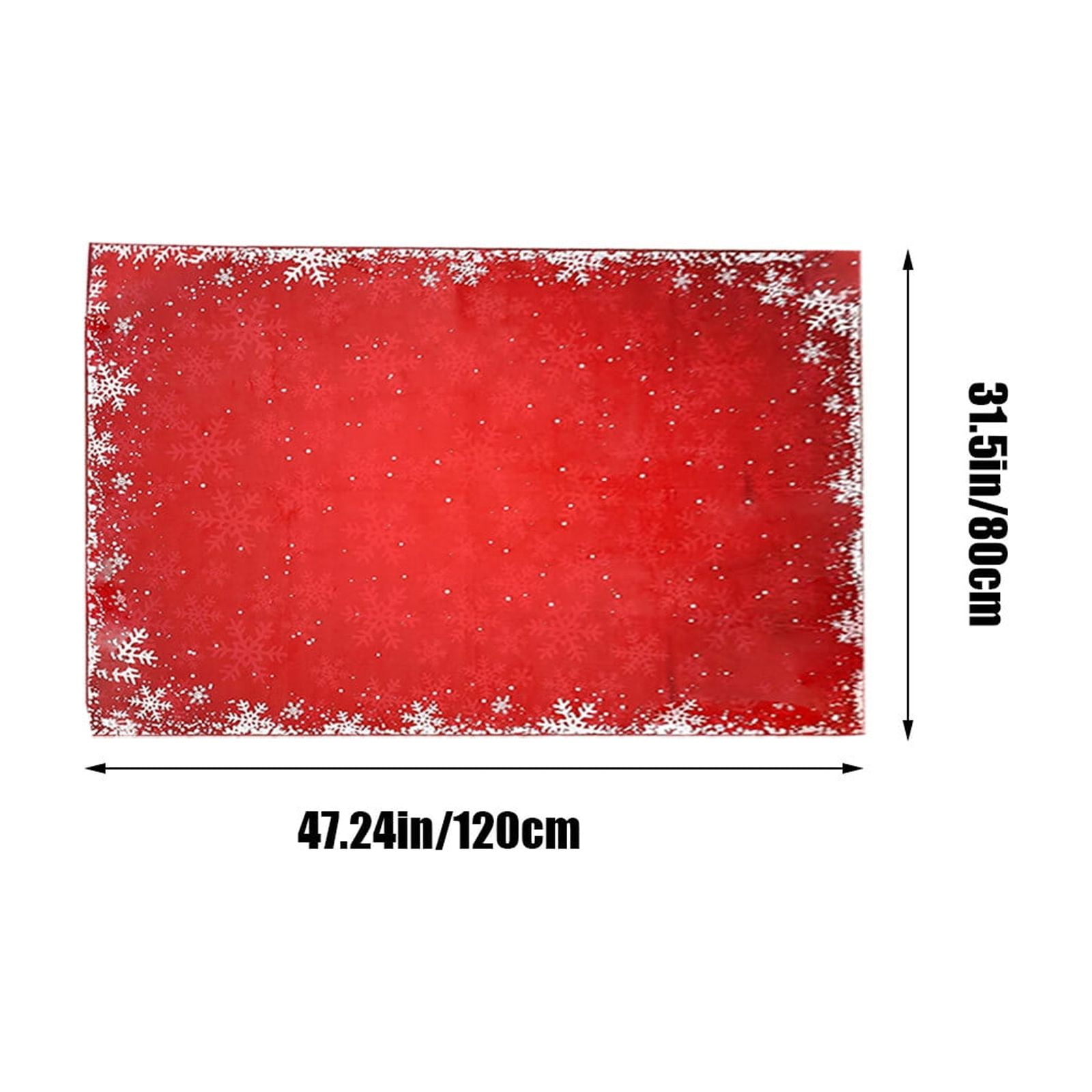 Xuniizn Christmas Door Mat Xmas Welcome Christmas Mat Non-Slip and Washable Winter Doormat Rubber Back Snowflakes Door Mat Rugs for Indoor Outdoor, Christmas Decorations for Home