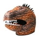 thumbnail image 4 of Máscara de dinosaurio, ligera y divertida, disfraz de Halloween para actuaciones en el escenario o cumpleaños. Marrón, 4 of 9