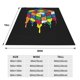 thumbnail image 3 of Manta polar divertida con forma de cubo de Rubik derretido, súper suave y acogedora, manta de franela ligera y cómoda, mantas de felpa cálidas para sofá, cama, 3 of 5