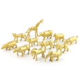 thumbnail image 3 of Ounissouiy Juego de 12 Uds. De figuras de animales en miniatura, animales de la selva, juguetes de animales de granja de bosque de aprendizaje de Kits de decoración para fiestas No.1, 3 of 6