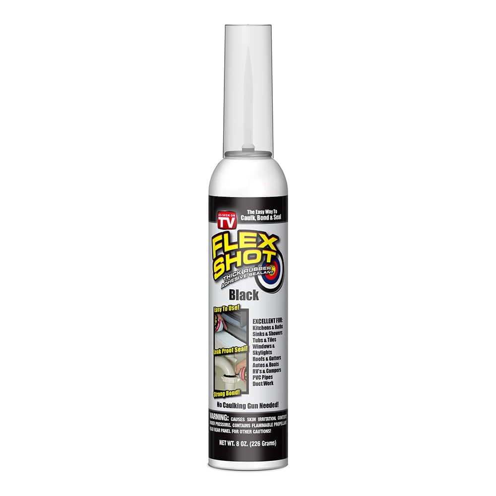 Flex Seal Flex Shot Rubber Adhesive Sealant Caulk Automotive, 8 oz