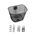 thumbnail image 2 of Colaxi Basket Storage Container Sturdy Practical Wire Mesh Heavy Duty Sundries Carrying Bike Front Basket for Outdoor Riding 34x26x25 cm, 2 of 8