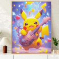 thumbnail image 3 of Pintura de diamantes 5D DIY Anime Pikachu, mosaico de diamantes redondos completos, bordado de Pokémon, punto de cruz, decoración del hogar, regalo para niños, 3 of 4