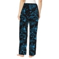 thumbnail image 3 of Naloa Spacecraft Print Women’s Ultra-Soft Comfy Pajama Lounge Pants with Pockets & Drawstring, 3 of 8