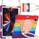 thumbnail image 1 of Funda con soporte de anillo ajustable para iPad de 9,7 pulgadas (2018) con correa para el hombro, gran soporte de anillo ajustable, protección contra golpes., 1 of 5