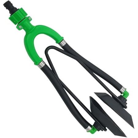 ISURE MARINE Green Universal Round Dual Water Feed Outboard Motor Water Flusher Boat Ear Muff Engine Flusher for Marine