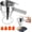 20oz,600ml, variant on Cake Batter Dispenser, Stainless Steel Funnel Cake Dispenser with 4 Silicone Nozzles with Stand Baking Tool for Pancakes Cupcakes Muffins Crepes Waffles(20oz,600ml)