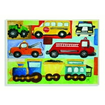 The Kids Room by Stupell Transportation Collage Wall Plaqueby nJoyArt
