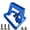 Color:Blue, variant on Folding Bike Front Carrier Block Bracket Aluminum Alloy Front Shelf Mount Carrier Bicycles Frame Adapter Easy to Install