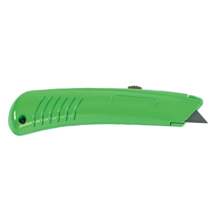 UPC: 0841436074223 | Box Partners Safety Grip Utility Knife Neon GRN 10/CS – BXP KN112