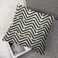 thumbnail image 7 of Acheng  Herringbone Pattern Throw Pillow Cover Black and White Rice Wheat Simple Repeat Regular Classic Pillow Case Decorative Room Cushion Cover for Home Couch Bed,Set of 2 24x24in, 7 of 7