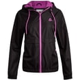 thumbnail image 2 of Reebok Womens Rain Jacket Lightweight Water-Resistant Windbreaker for Women with Adjustable Hood, 2 of 7