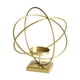 thumbnail image 2 of Candelabro de metal BLESIY con forma de vela de té adorno de hierro para boda Oro redondo, 2 of 8