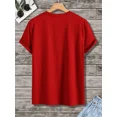 thumbnail image 3 of Men's Cotton Letter & American Flag Graphic Tee, Casual Crew Neck Short Sleeve, Soft Breathable, For Street Style Independence Day Gift,Black T-Shirt, 3 of 10