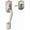 Satin Nickel, variant on Schlage Fe285-Cam-Acc-Cam-Rh Camelot Lower Handle Set For Electronic Keypad