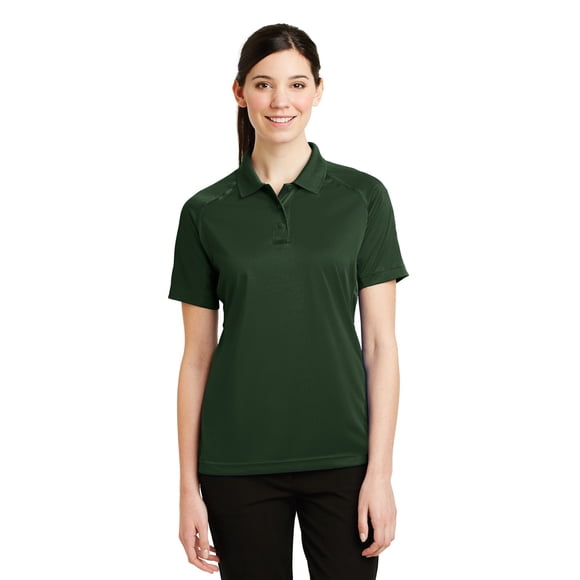 CornerStone - Polo táctico a prueba de enganches Select para mujer XS Verde oscuro Piedra angular CS411