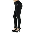 thumbnail image 3 of Fashion2Love Plus Junior Size Butt Lift High Elastic Waist Skinny Women Denim Jeans, 3 of 9