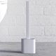 thumbnail image 4 of Flat Silicone Toilet Brush with Holder, Flexible Silicone Toilet Brush and Bathroom Holder Set, 4 of 5