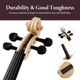 thumbnail image 3 of 4/4 Full Size Violin, Unique Butterfly Painted Acoustic Violin Set with Lightweight Hard Case, Bow, Rosin, Tuner, Shoulder Rest, Complete Starter Kit for Beginners Adults, 3 of 9