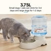 Self Dispensing Pet Dog Cat Food Feeder And Waterer Dispenser Gravity