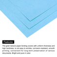thumbnail image 4 of 50uds Cuero Textura Papel Encuadernación Cubiertas, Encuadernación Presentación Cubiertas para Negocio Documentos, 8.5x11 Pulgadas, 8 Mil 65 Lb, Azul, Sin Perforar, 4 of 7