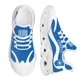 thumbnail image 1 of Zapatos deportivos ligeros para exteriores con diseño de la bandera y el emblema nacional de Grecia. Modelos populares que exigen zapatos personalizados., 1 of 6