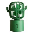 thumbnail image 1 of Ventilador portátil de cactus GJA-01 en verde, 3 velocidades ajustables, ideal para bebés, ancianos y mujeres embarazadas. Funciona con USB, silencioso y duradero. ¡Enfría con estilo!, 1 of 6