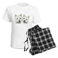 thumbnail image 4 of CafePress - Two Cute West Highland White Dogs Women's Light Pa - Women's Short Sleeve Print T-Shirt and Pants Light Cotton Pajama Set, 4 of 7