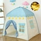 thumbnail image 1 of Tienda de campaña infantil de princesas para niñas, tienda de juegos tipo castillo, casa de juegos infantil de tela Oxford para uso en interiores y exteriores con luces de hadas., 1 of 5