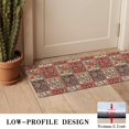thumbnail image 3 of Red Boho Ethnic Floral Patchwork Pattern Door Rugs,Washable Non Slip Door Mats Indoor,Decorative Door Mats,Entry Mat Indoor for Entrance,Bedroom,Kitchen,Bathroom,16"x47", 3 of 6